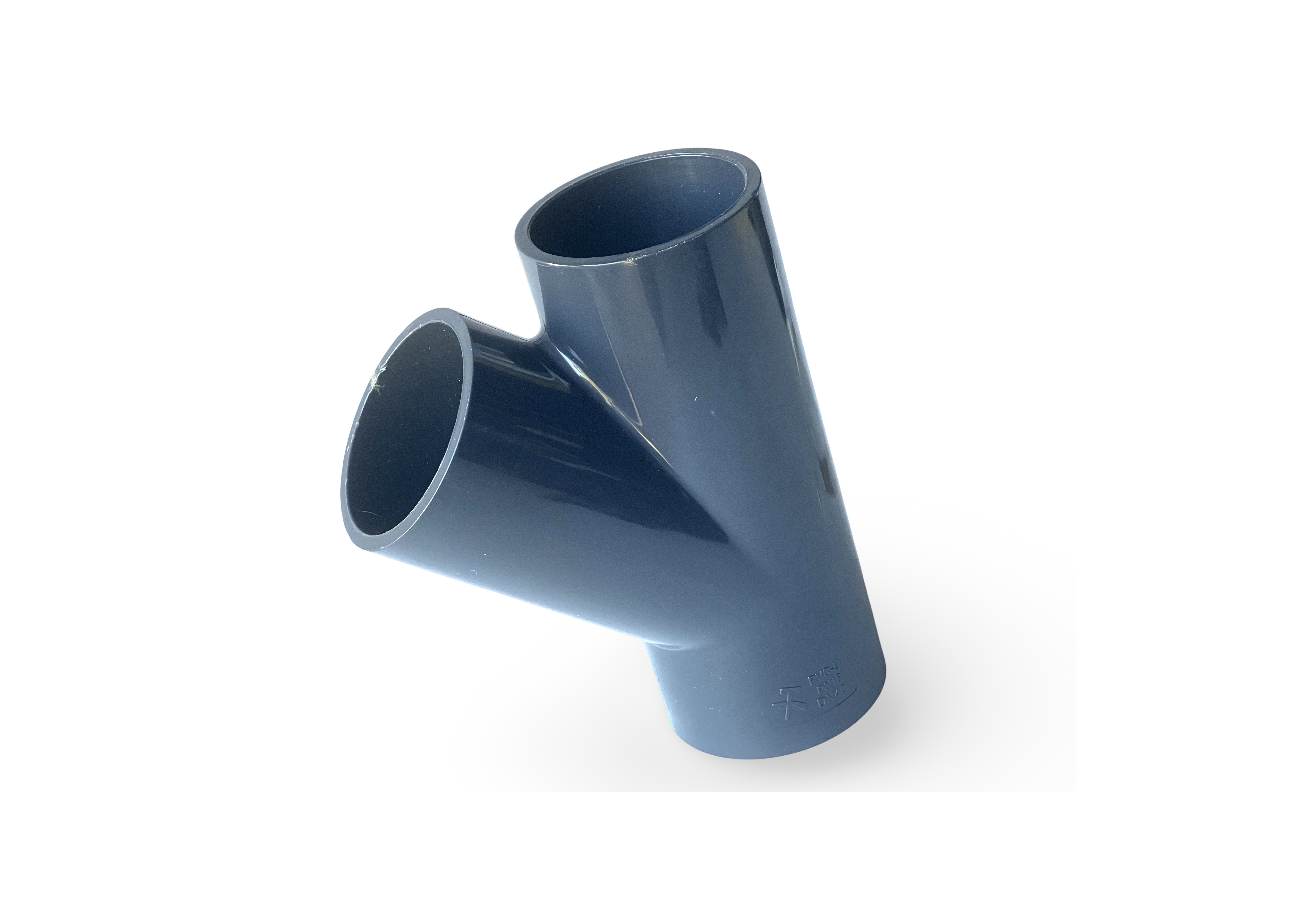 PVC T-Rörs koppling 45 grader (Polyvinyklorid) – VVS och Vattenshoppen